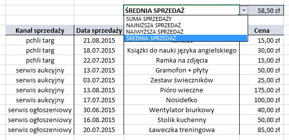 Kiedy i dlaczego warto korzystać z funkcji SUMY.CZĘŚCIOWE? (sumy częściowe)